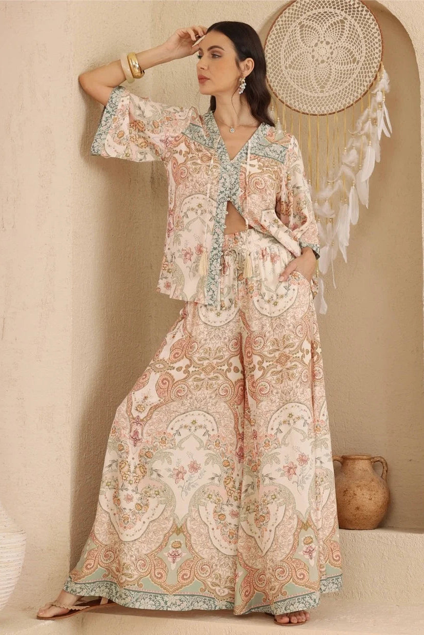 Bellini Palazzo Pant - Vintage Paisley