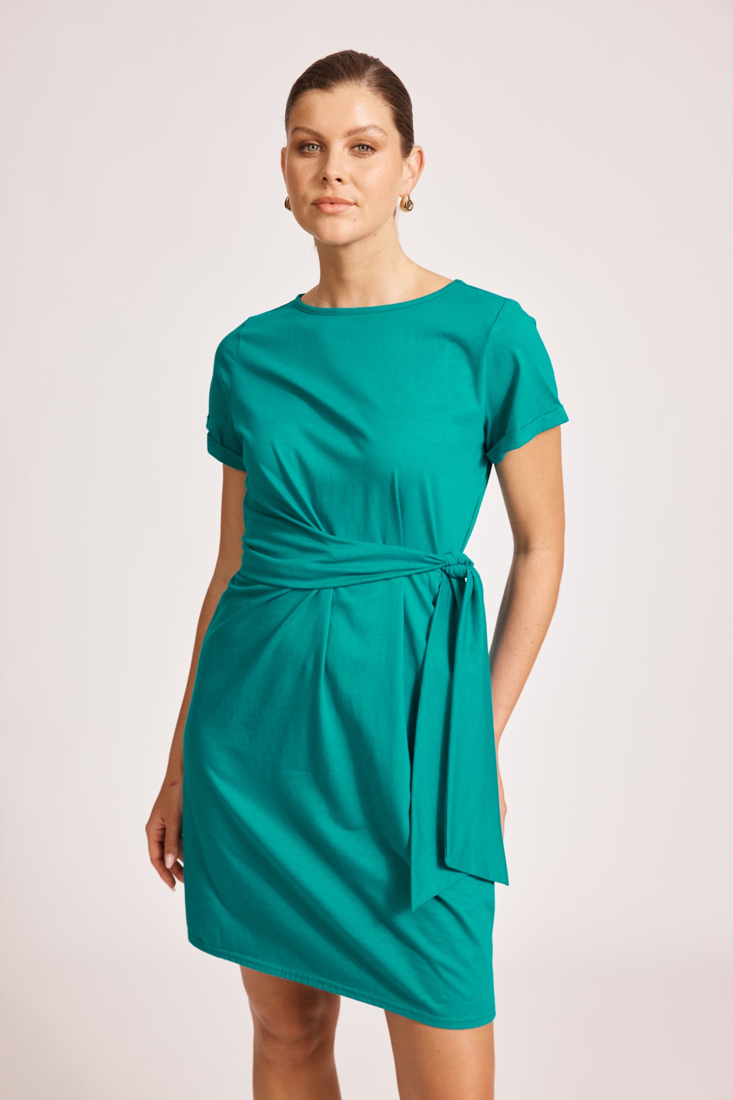 Eb & Ive - Francia Tie Dress - Lagoon