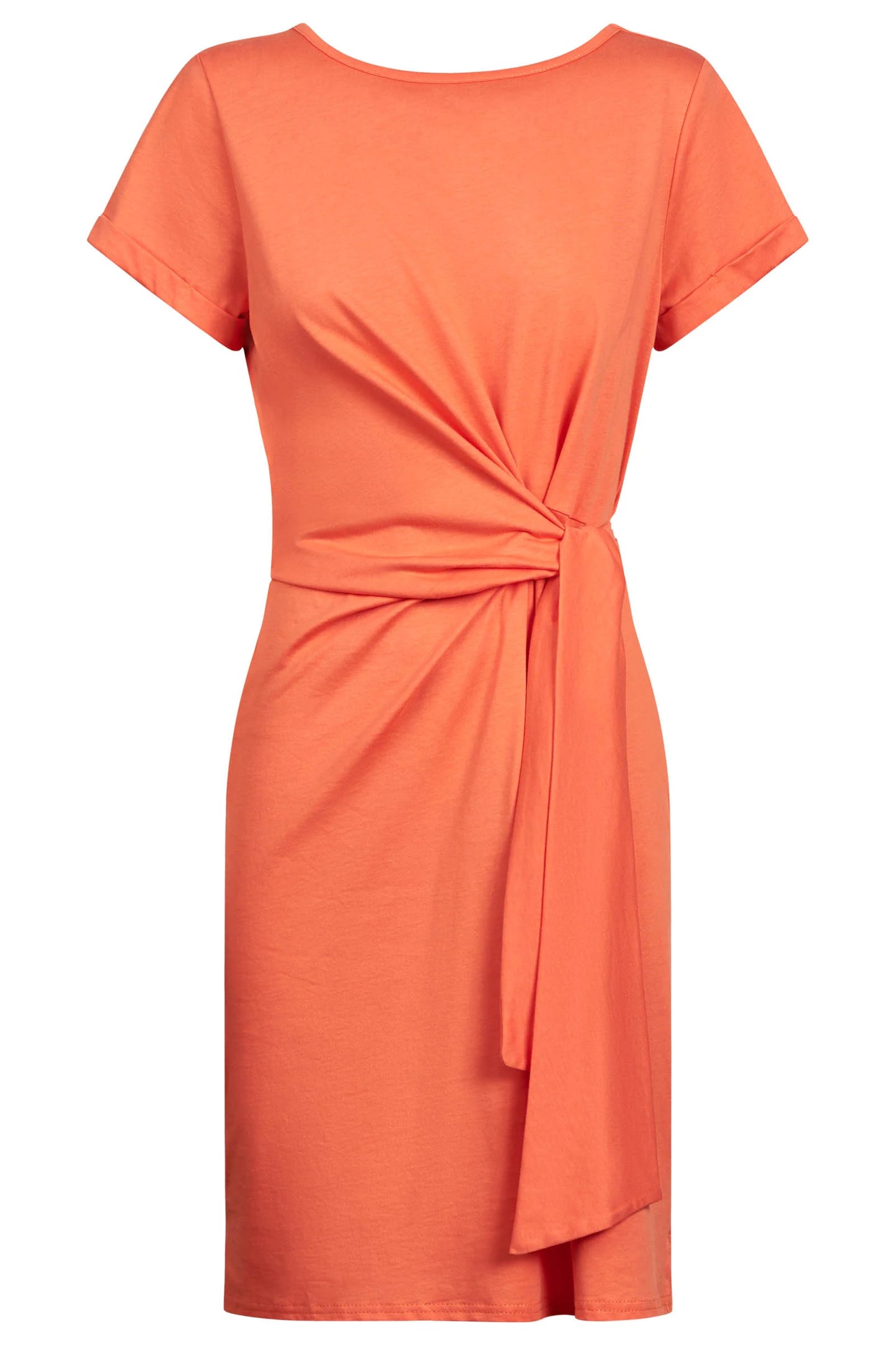 Eb & Ive - Francia Tie Dress - Coral