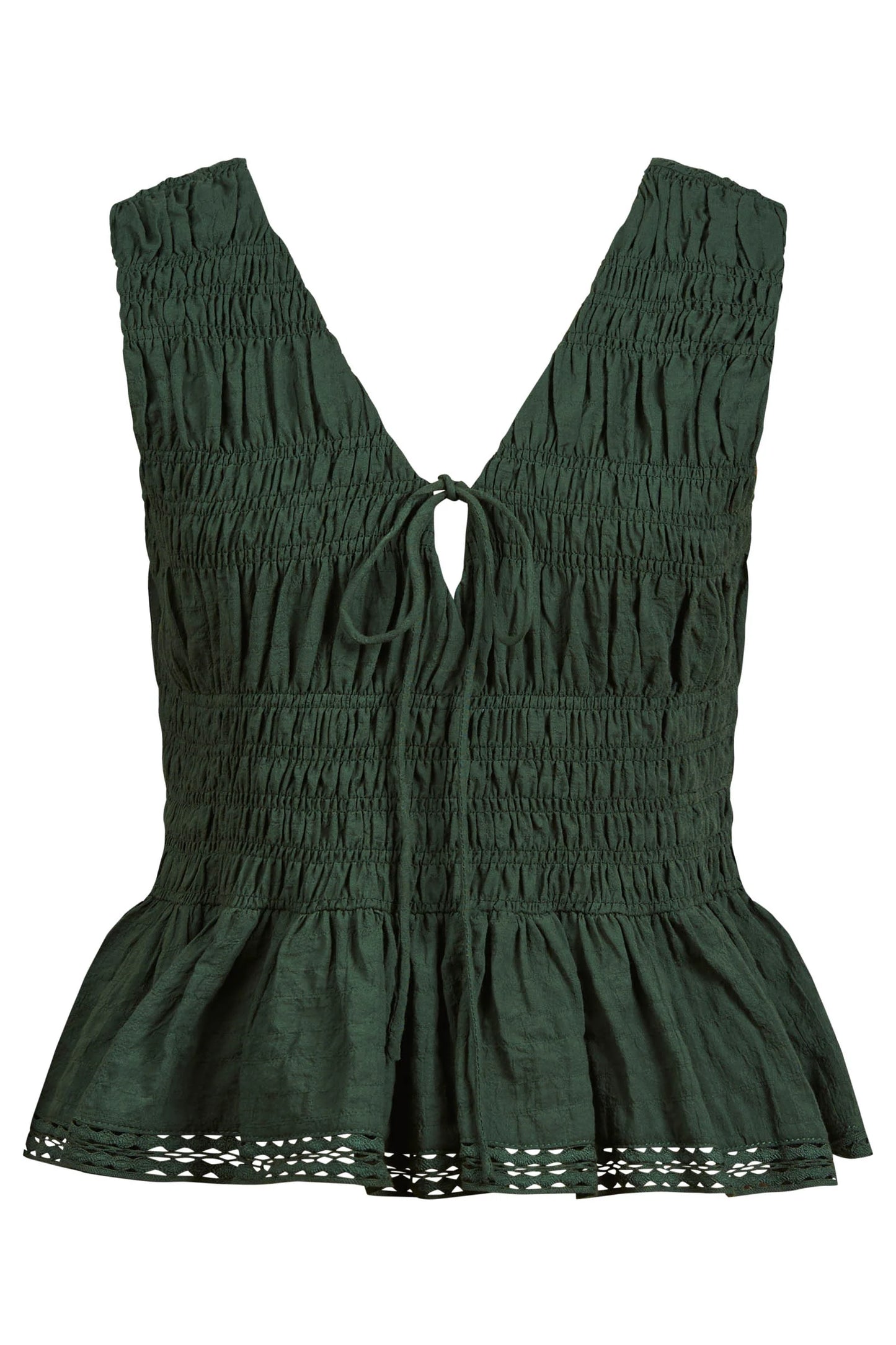 Isle Of Mine - Esther Shirred Tank - Myrtle