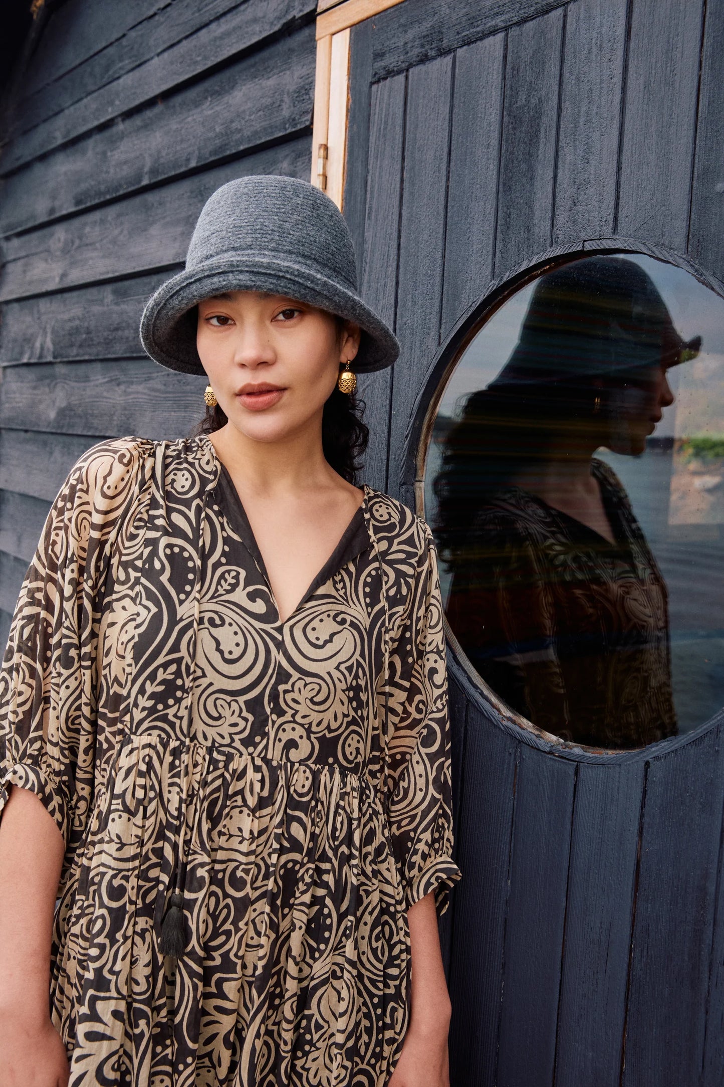 ISLE OF MINE - Wilma Maxi - Stone Paisley