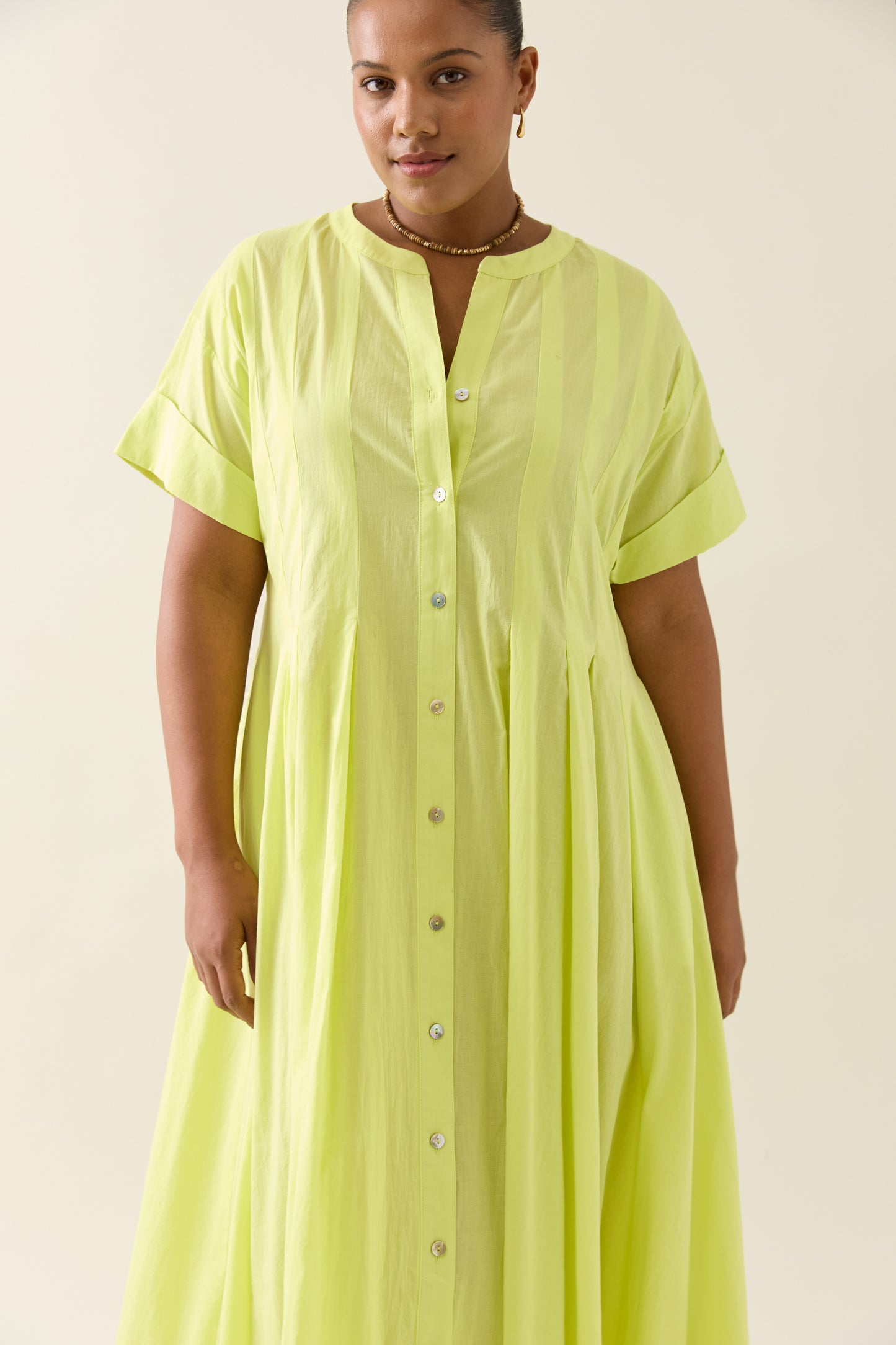 Isle Of Mine - Aurora Pleat Maxi - Pomelo