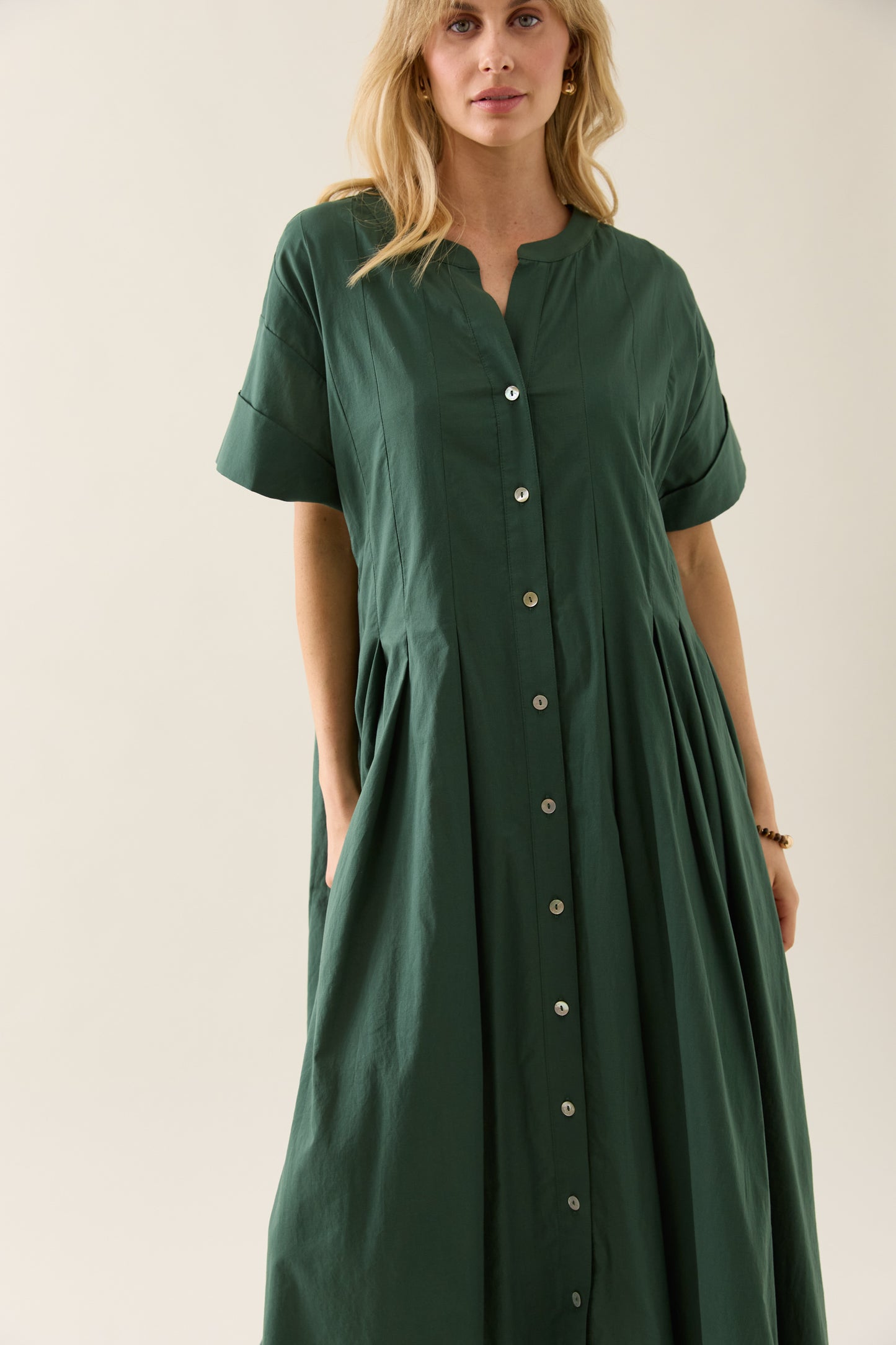 Isle Of Mine - Aurora Pleat Maxi - Myrtle
