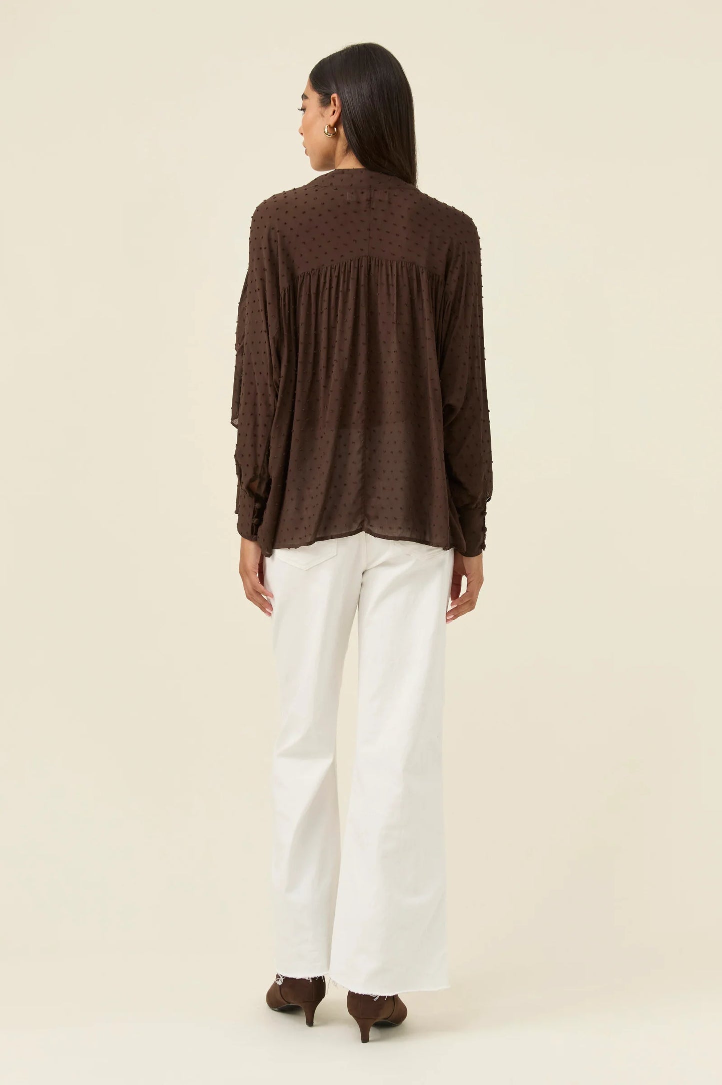 ISLE OF MINE - Della Blouse - Chocolate