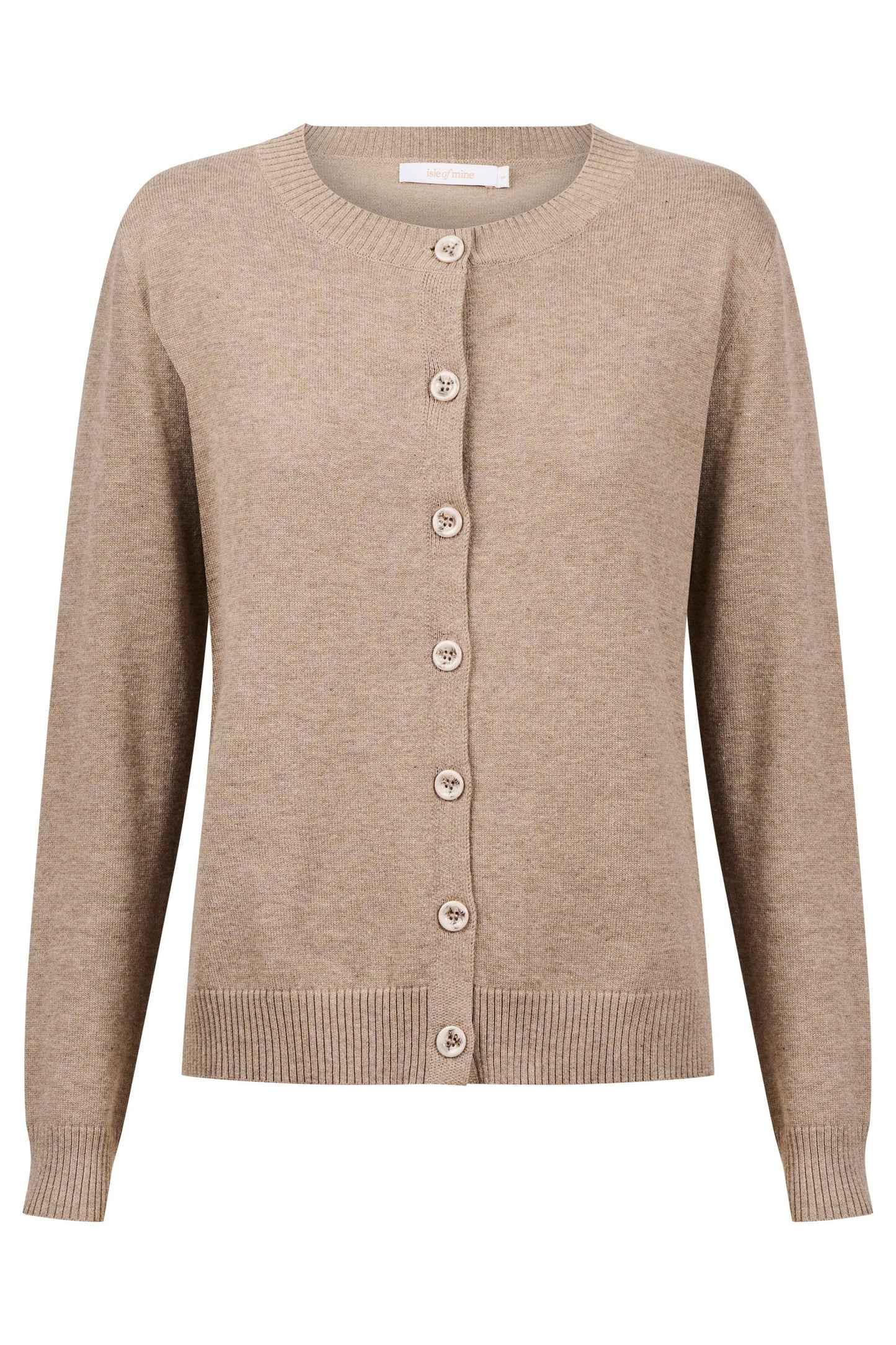 ISLE OF MINE - Darby Cardigan - Stone