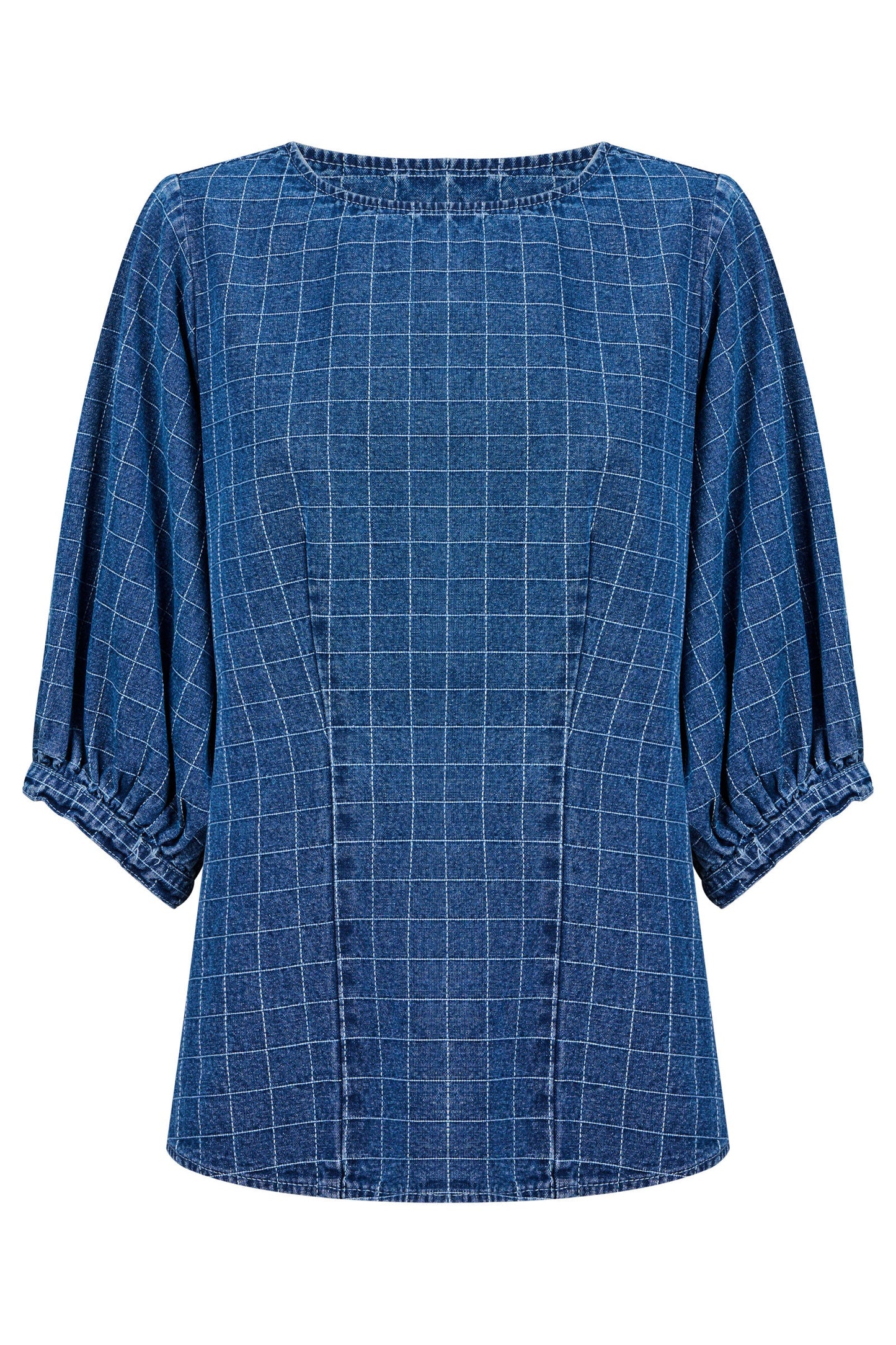 ISLE OF MINE - Sloane Denim Top - Check