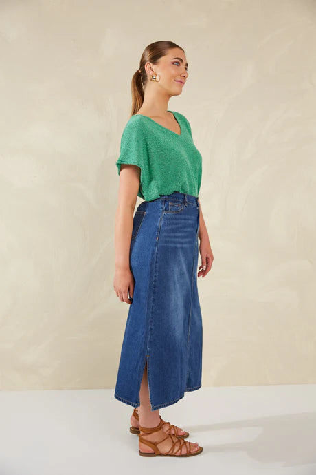 Haven - Dalton Denim Skirt