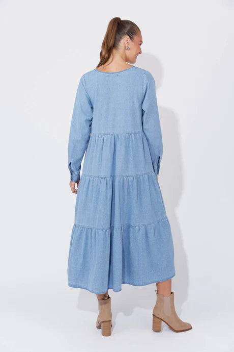 Haven - Austin Denim Maxi - Denim