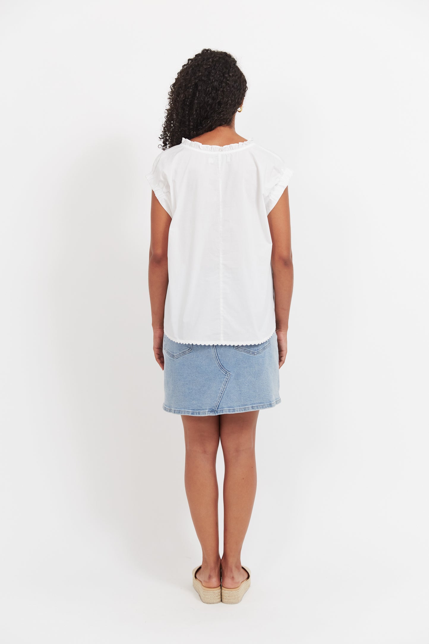 Haven - Brasilia Top - White