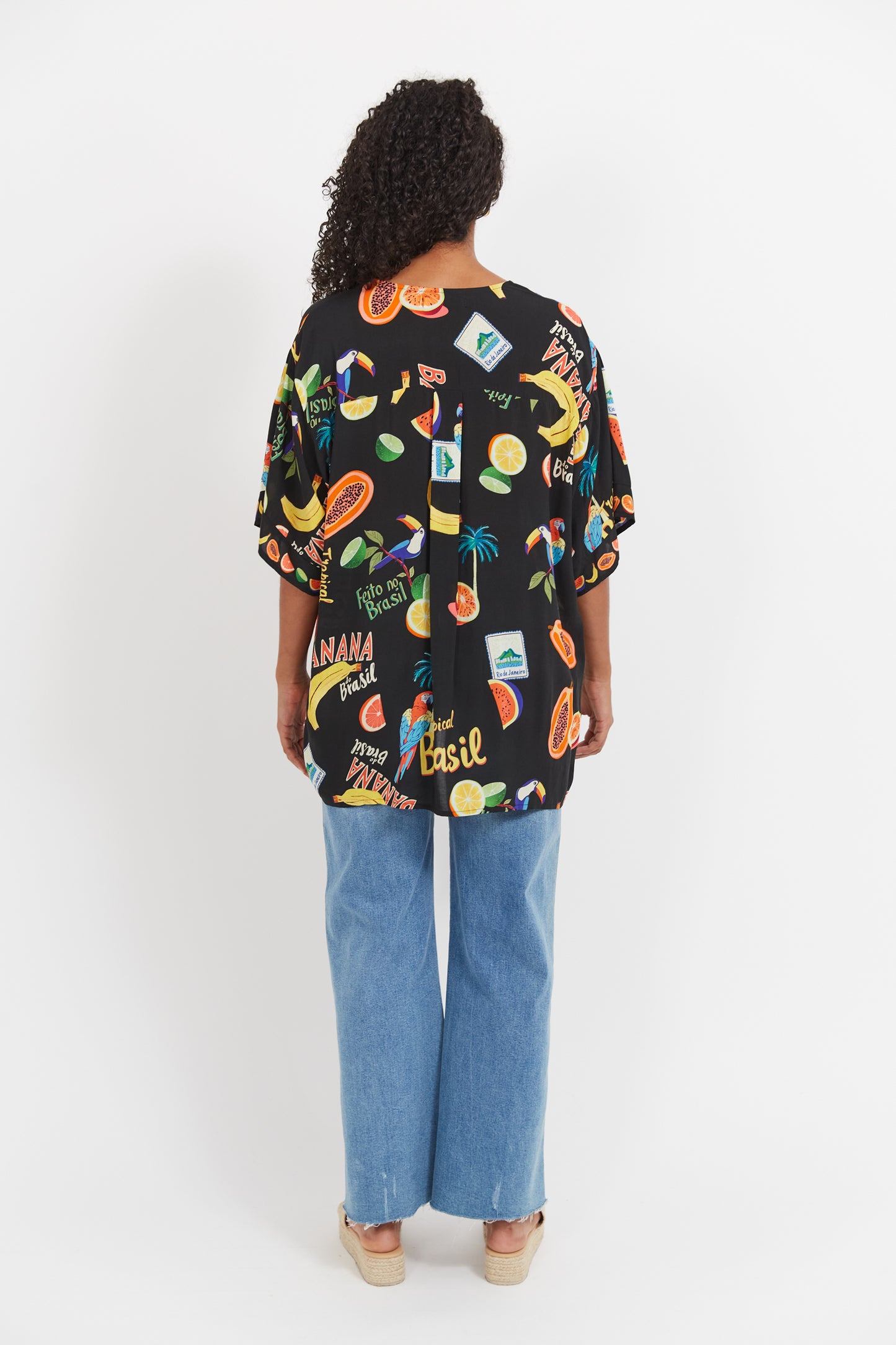 Haven - Cabana Button Top - Brasil Black