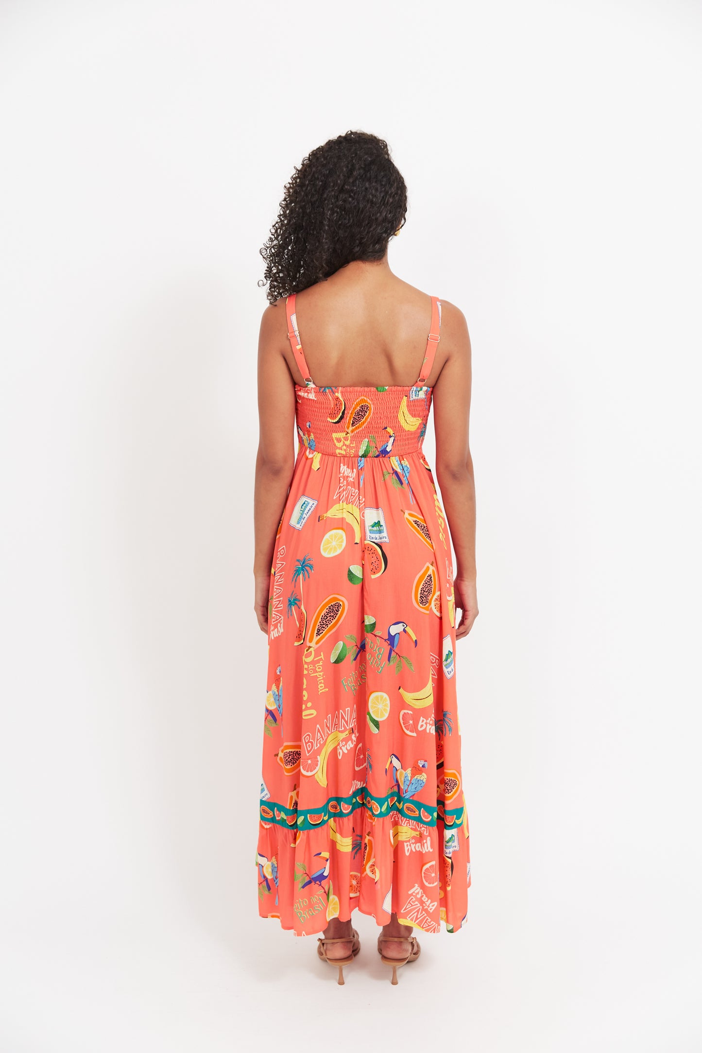 Haven - Cabana Tank Maxi Dress - Brasil Coral