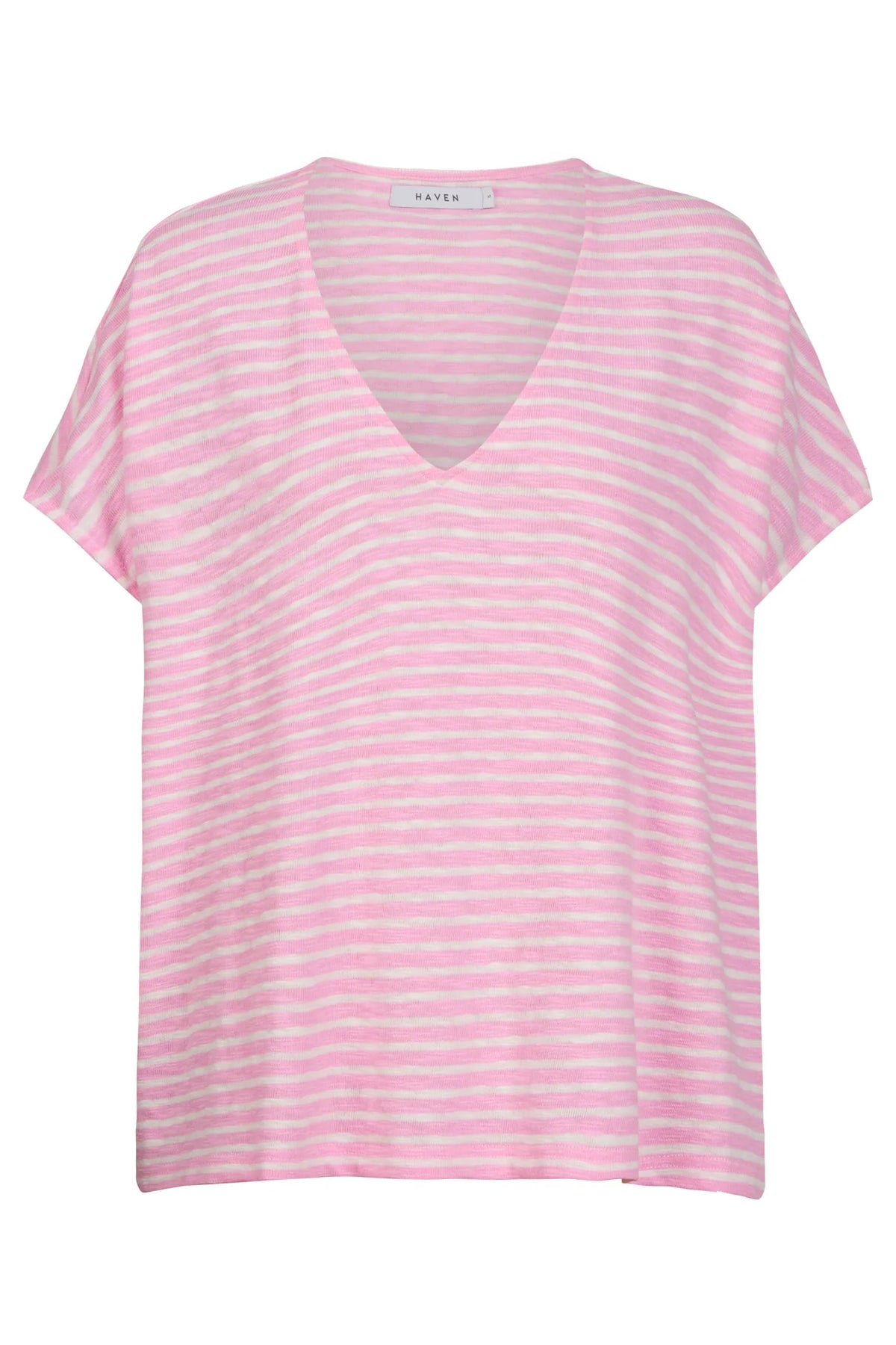 HAVEN - Tropea Stripe Tshirt - Pink