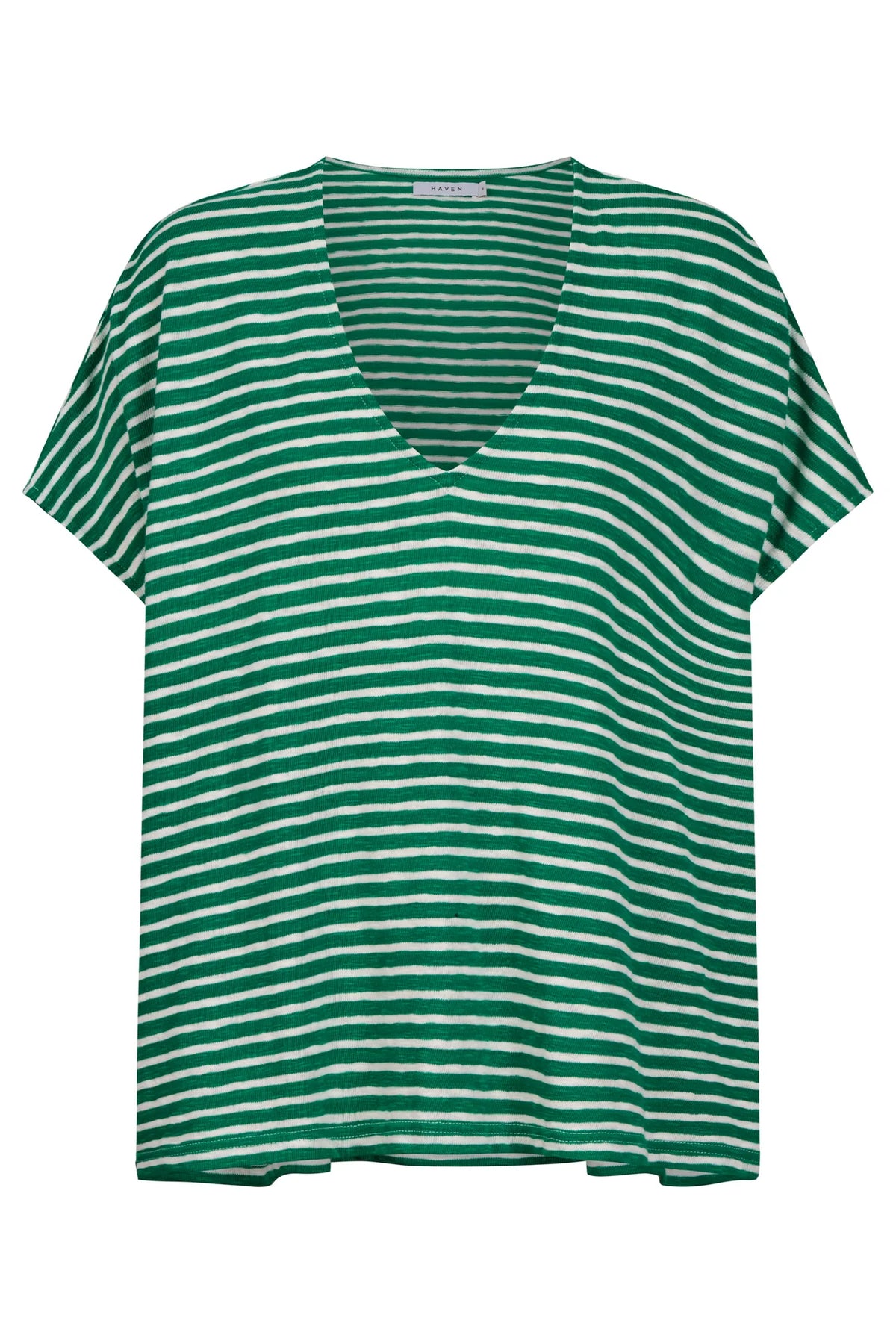 HAVEN - Tropea Stripe Tshirt - Green