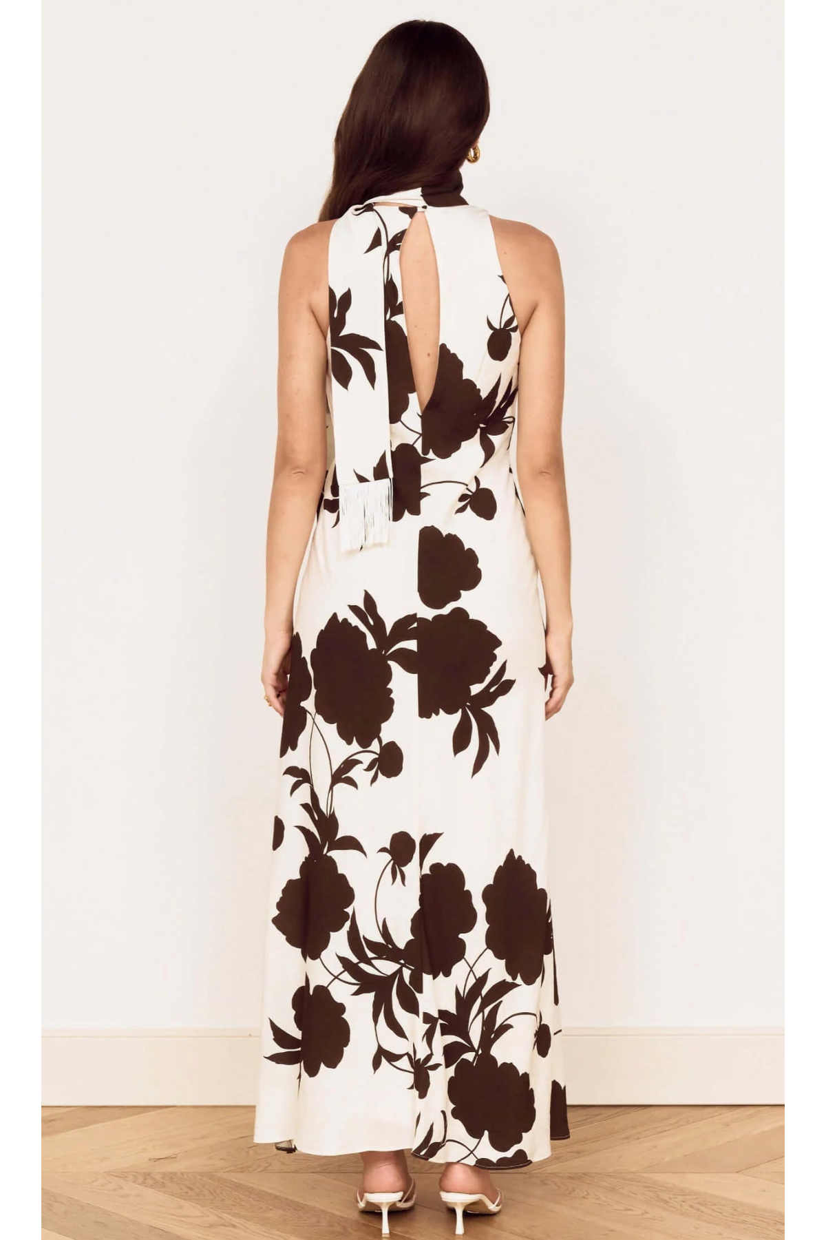 MINKPINK - Elodie Maxi Dress - Choc/Floral