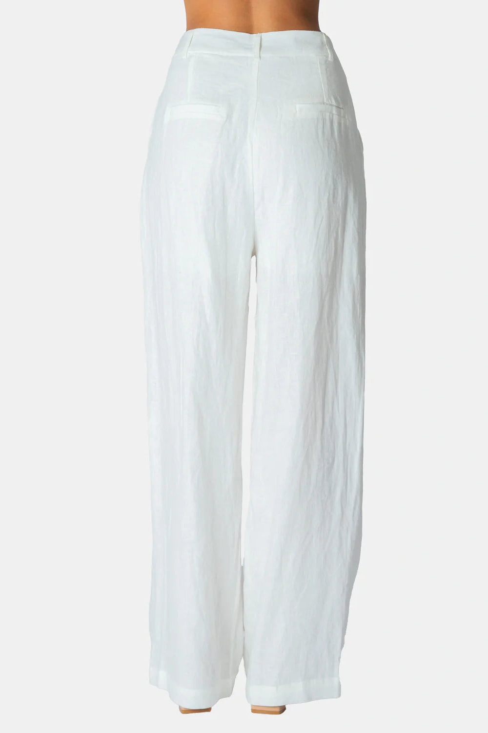 Sierra Linen Pants - Blanc