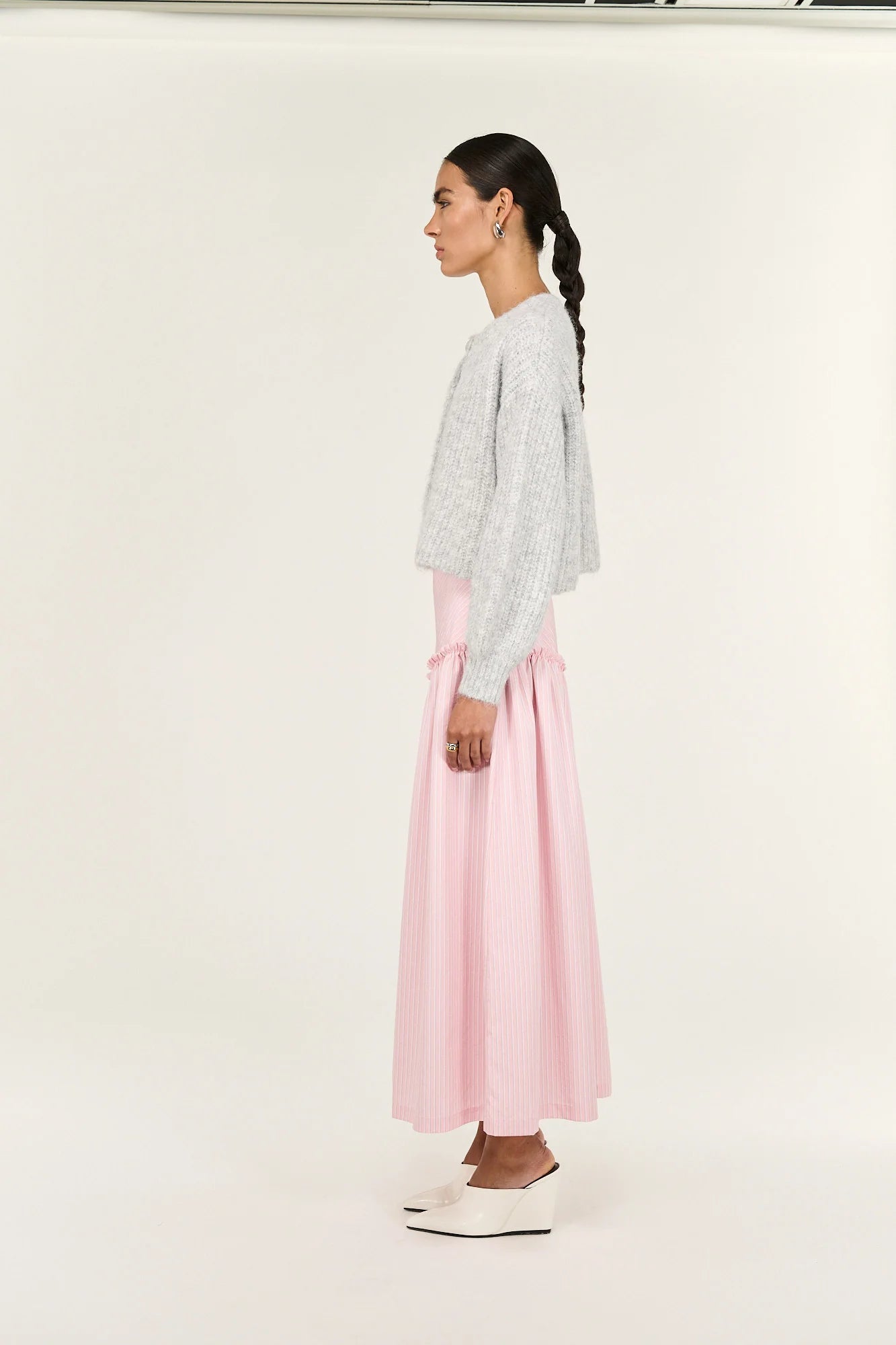 STAPLE THE LABEL - Lina Maxi Skirt - Pink Stripe