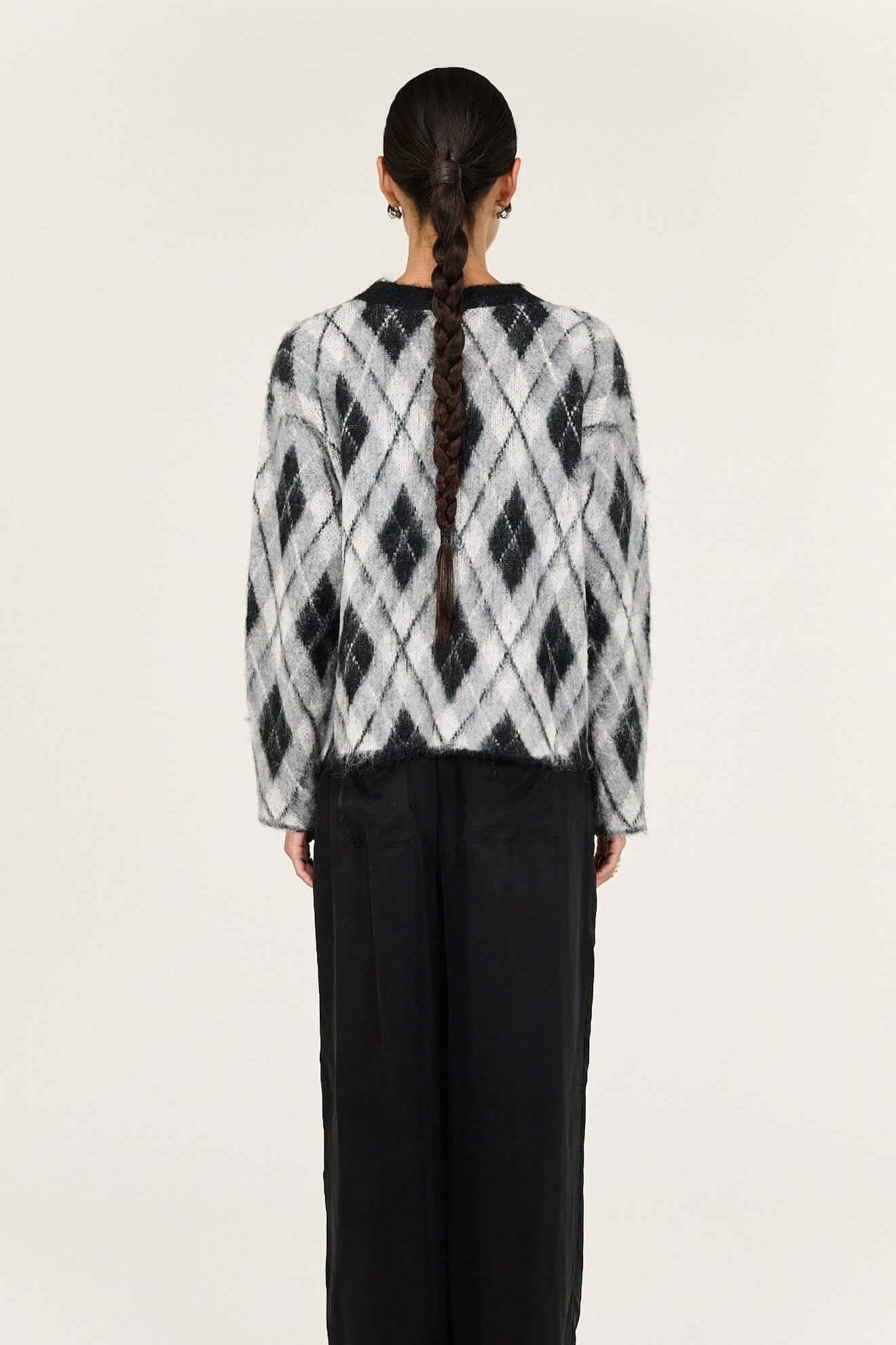 STAPLE THE LABEL - Camille Brushed Jumper - Argyle