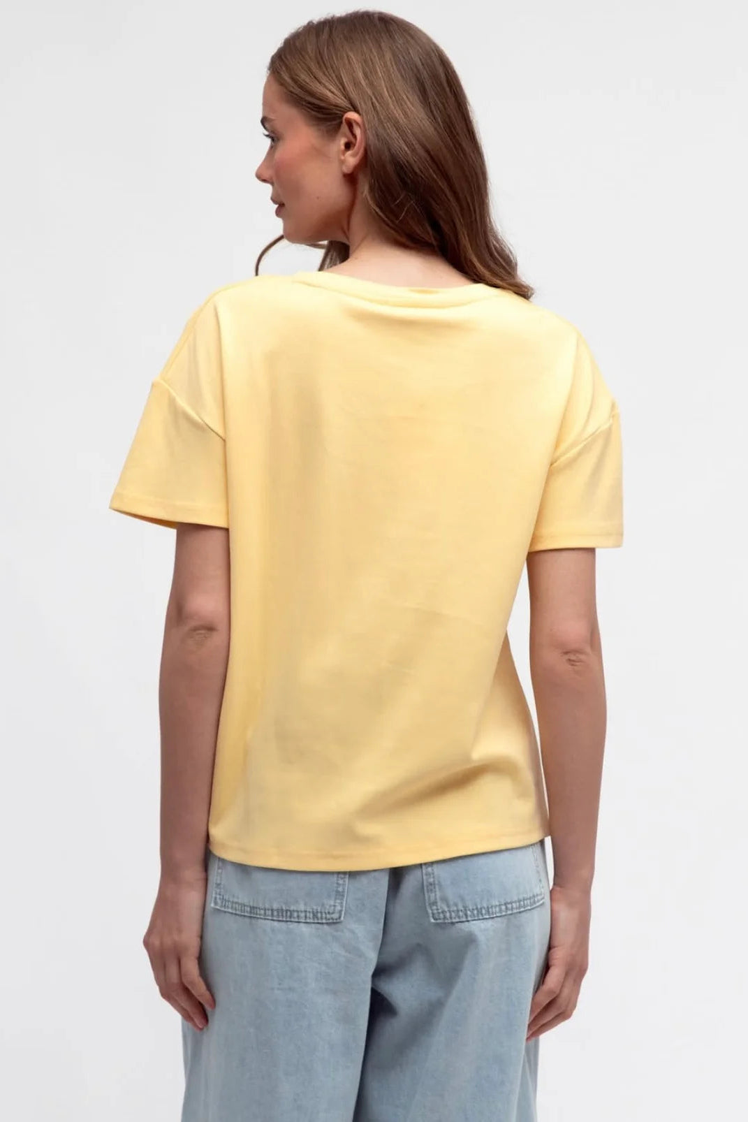 Easy Tuck Tee - Lemon