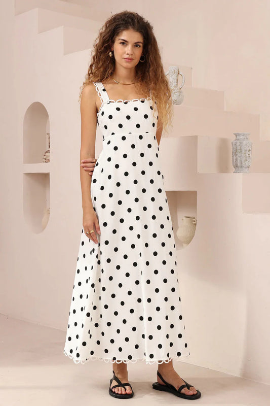 Eloise Maxi Dress - Polka