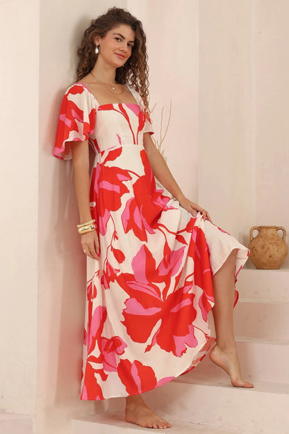 Elle Maxi Dress - Fuchsia