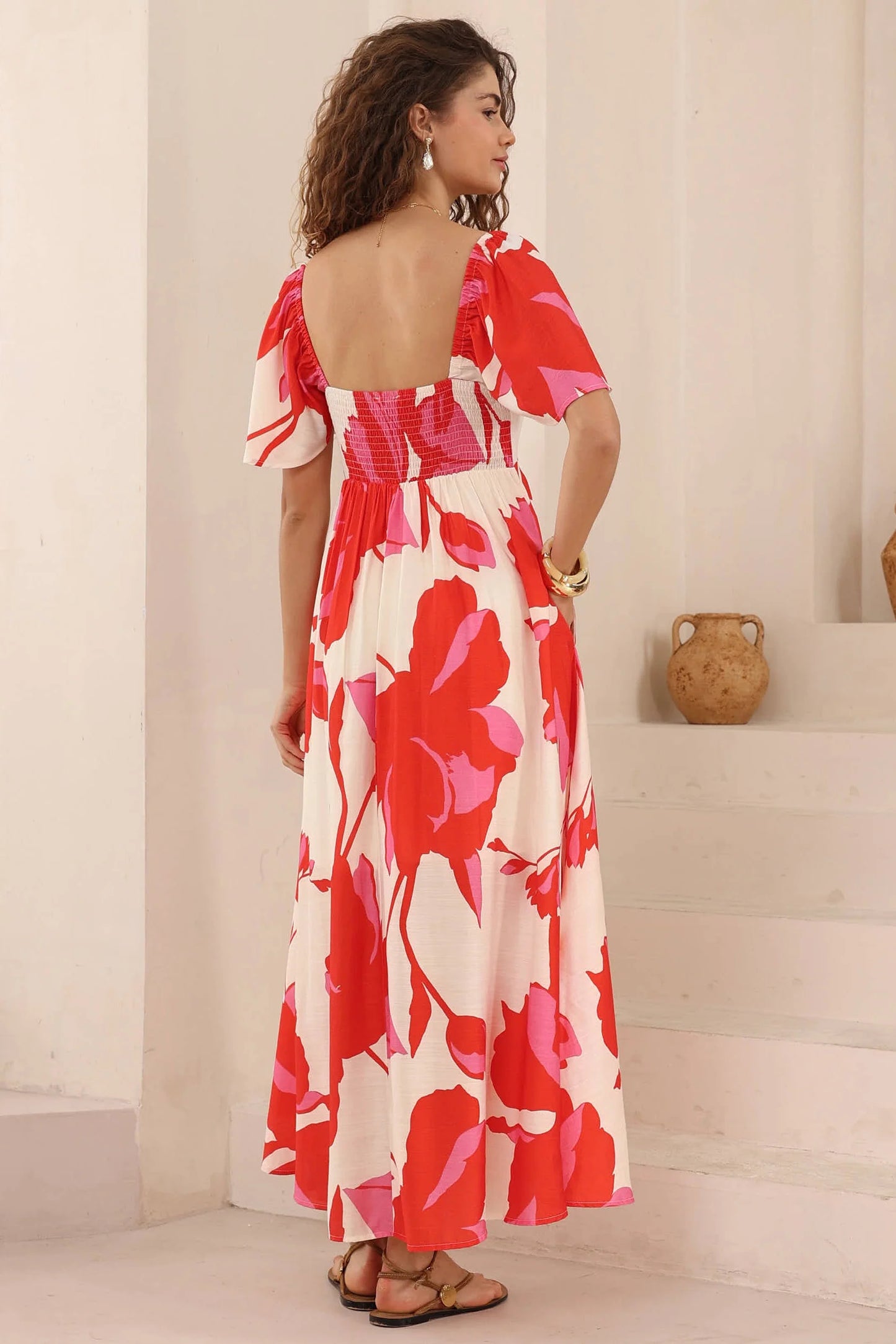 Elle Maxi Dress - Fuchsia