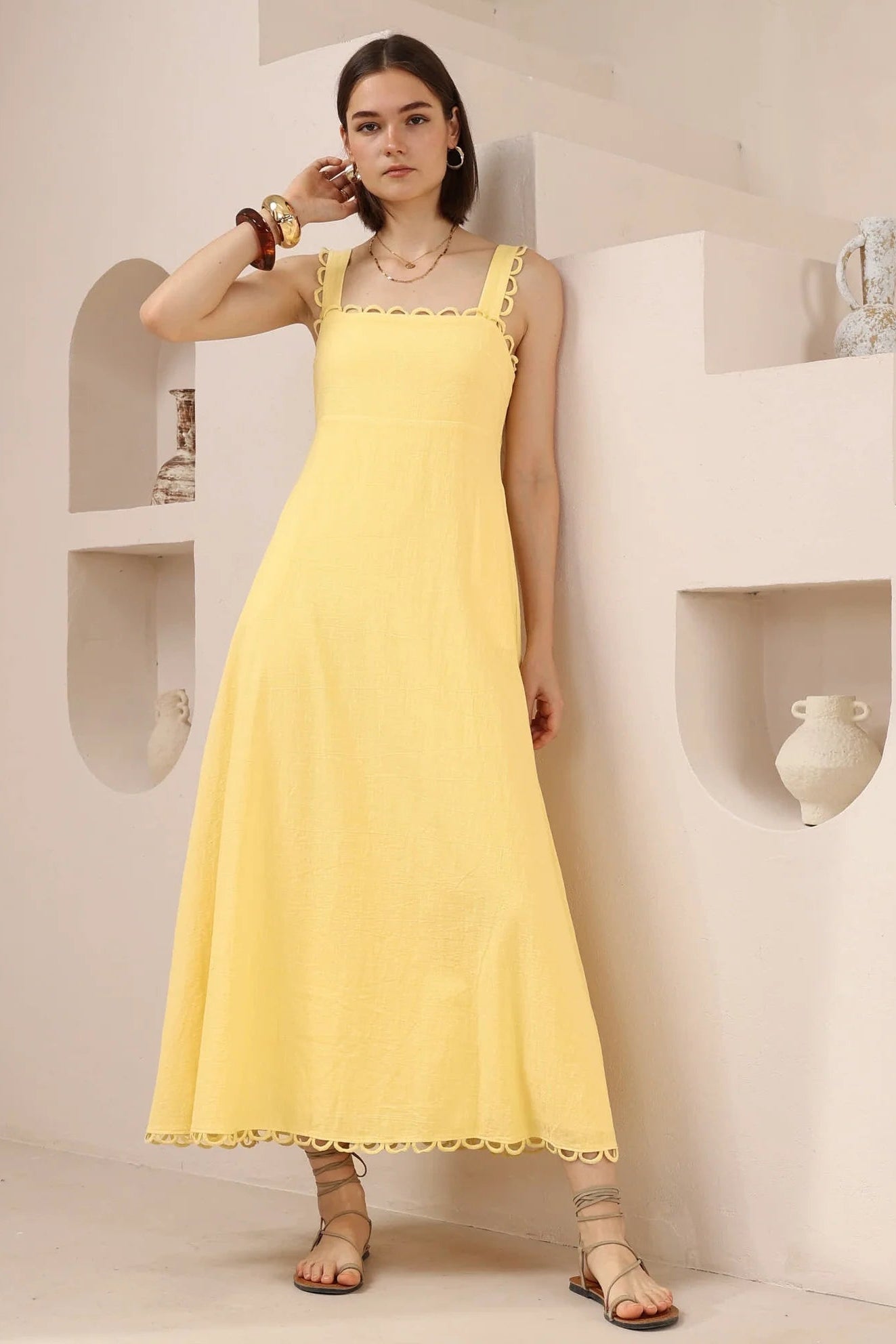 Eloise Maxi Dress - Lemoncello