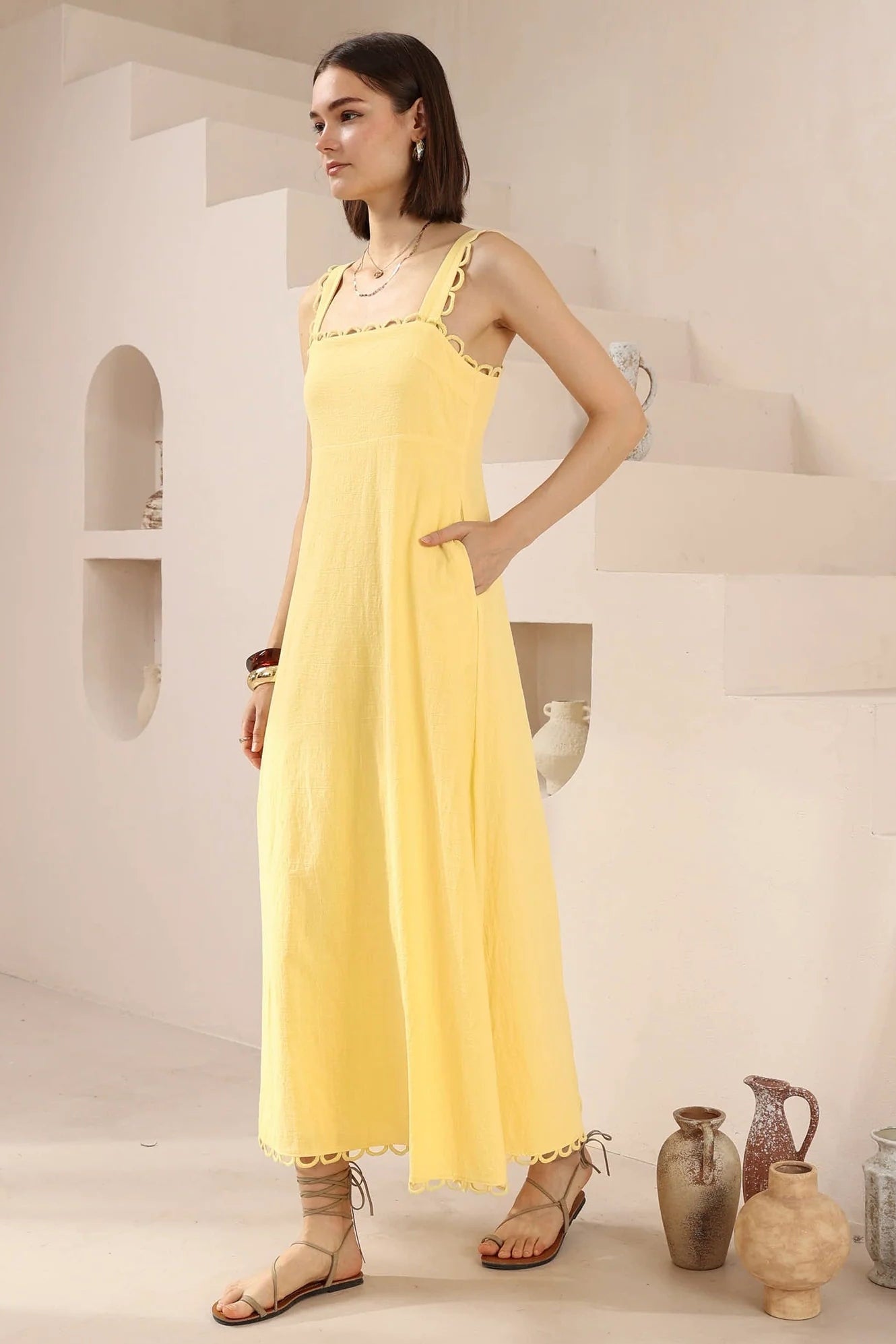 Eloise Maxi Dress - Lemoncello
