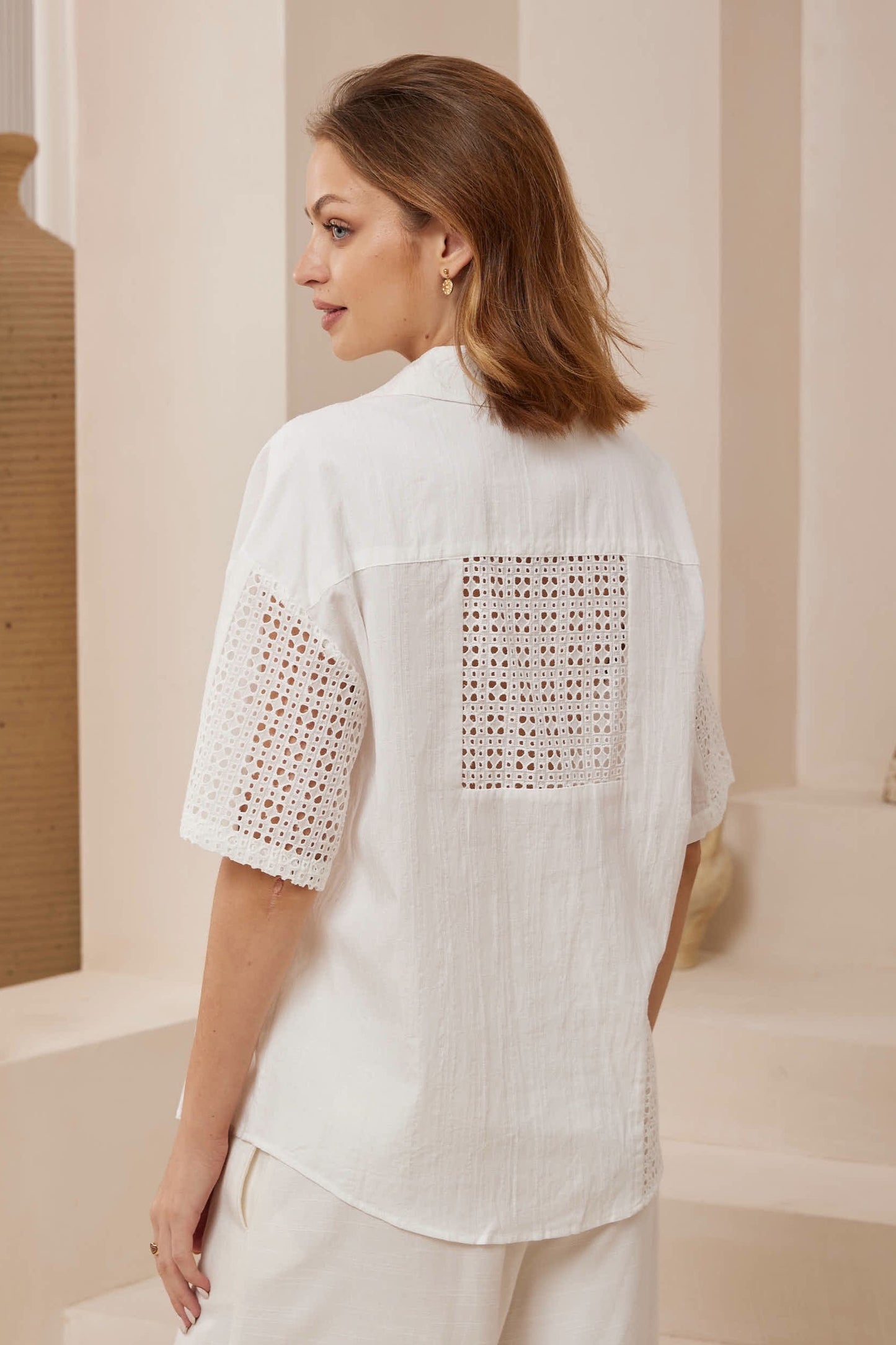 Broderie Summer Shirt