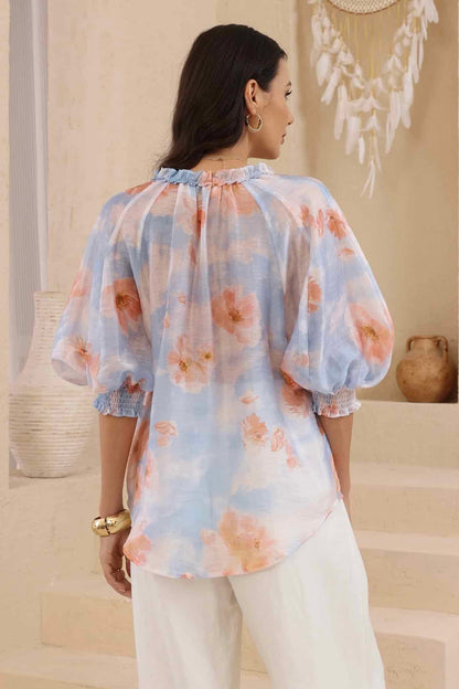 Estelle Blouse - Pastel Bloom