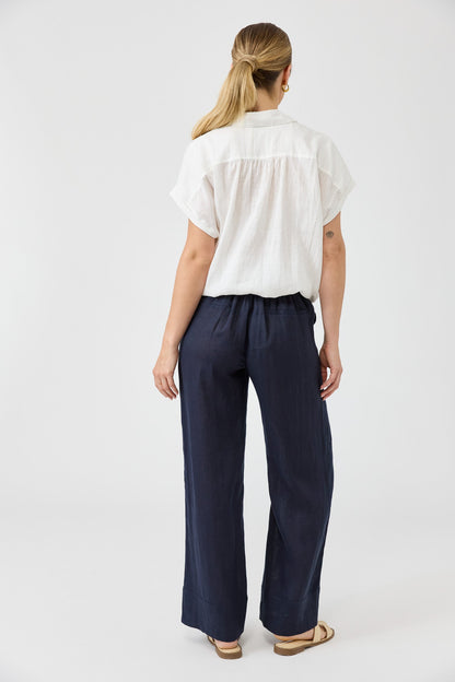 Eb & Ive - Studio Tie Shirt -Salt