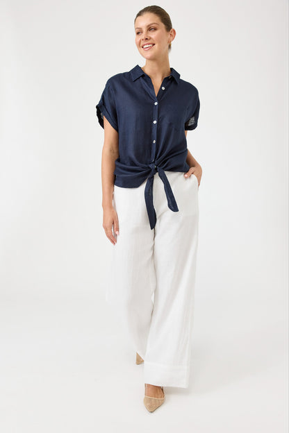 Eb & Ive - Studio Tie Shirt - Navy