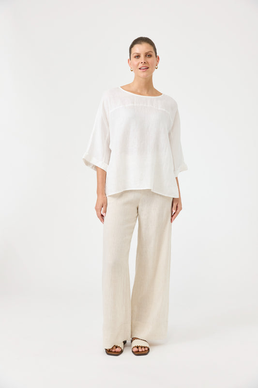 Eb & Ive - Studio Relaxed Top - Salt