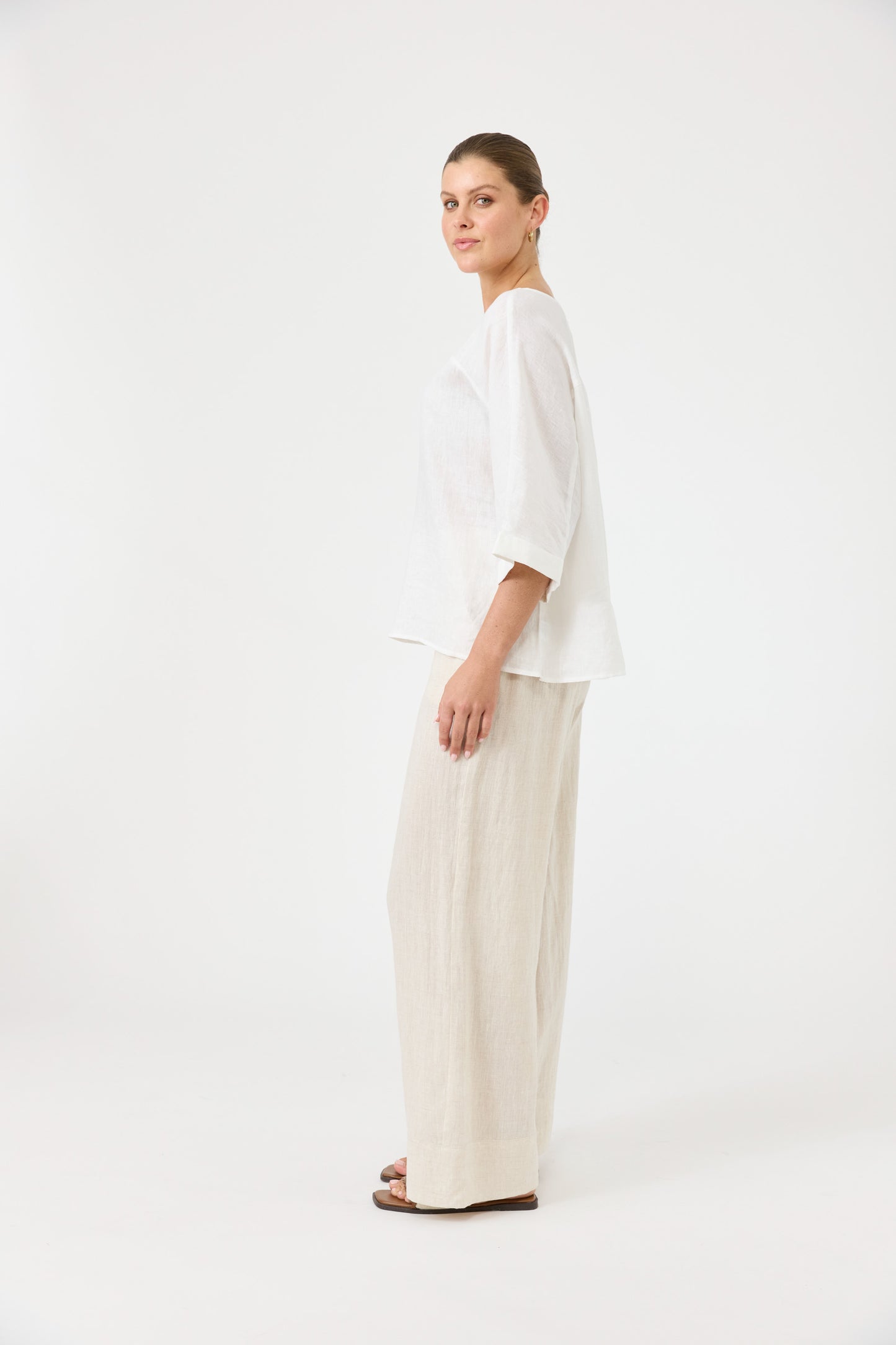Eb & Ive - Studio Relaxed Top - Salt