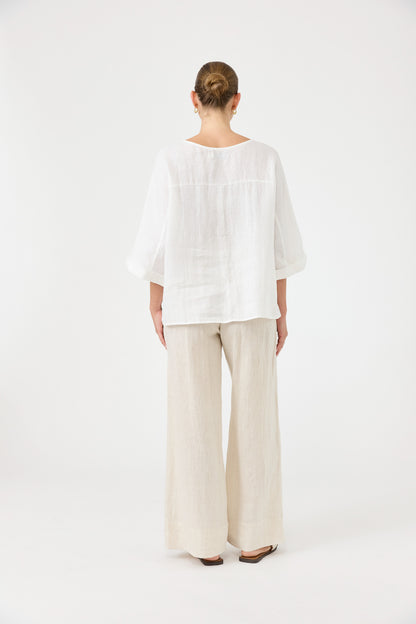Eb & Ive - Studio Relaxed Top - Salt