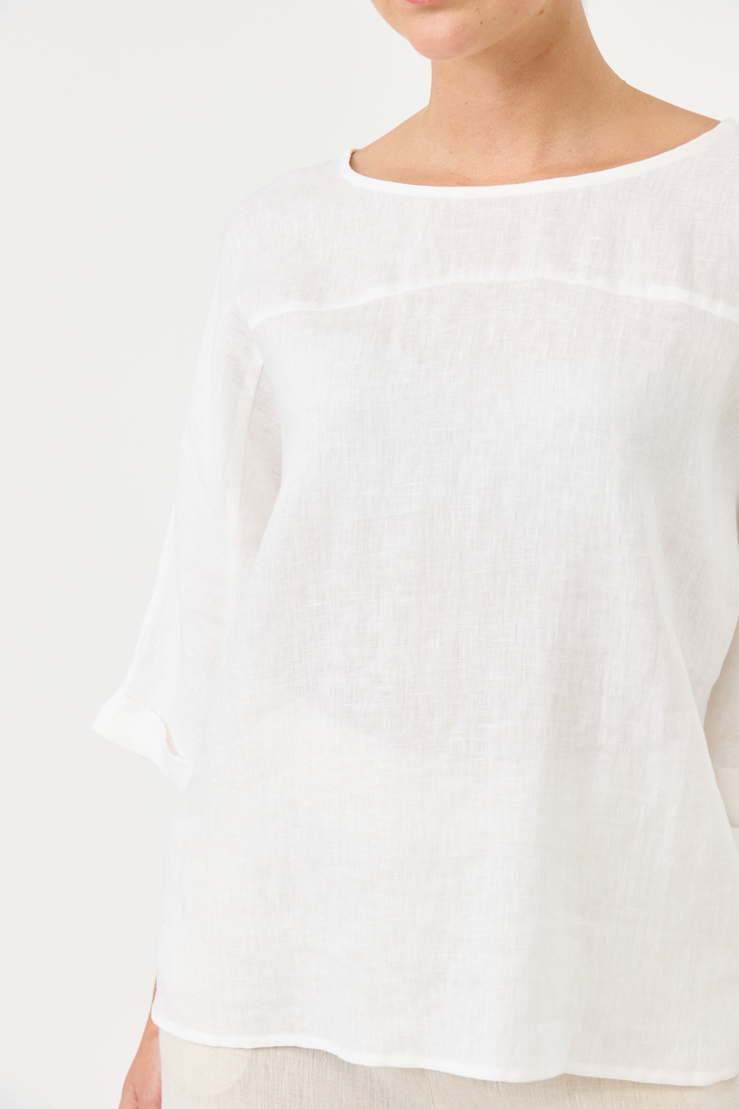 Eb & Ive - Studio Relaxed Top - Salt