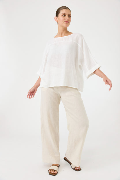Eb & Ive - Studio Relaxed Top - Salt