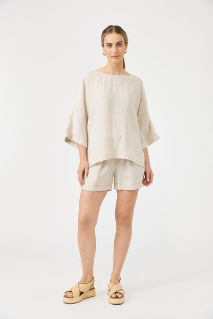 Eb & Ive - Studio Relaxed Top - Tusk