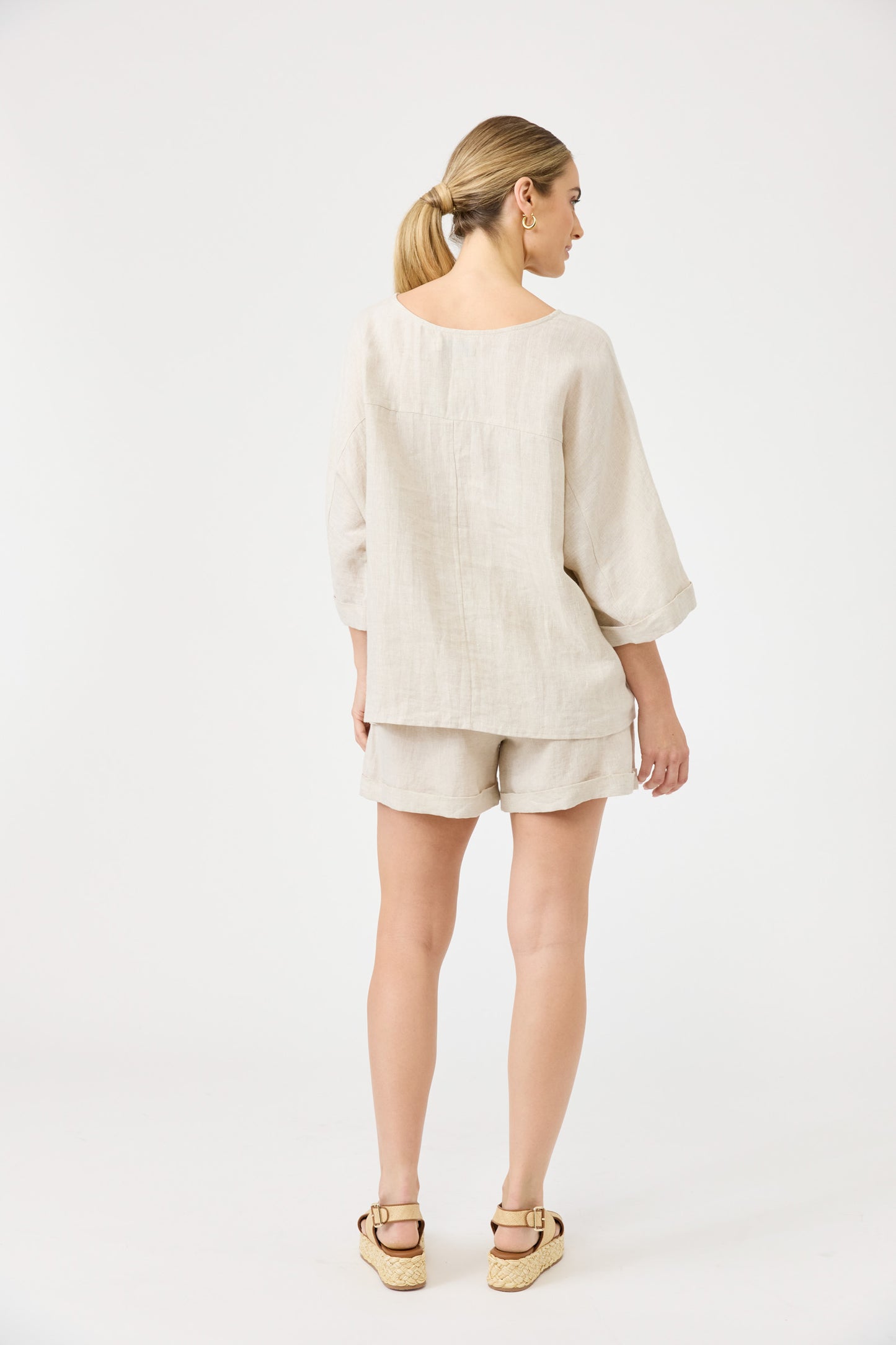 Eb & Ive - Studio Relaxed Top - Tusk