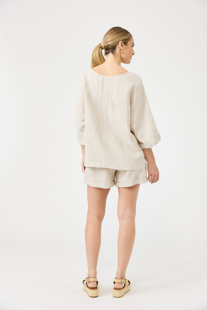 Eb & Ive - Studio Relaxed Top - Tusk