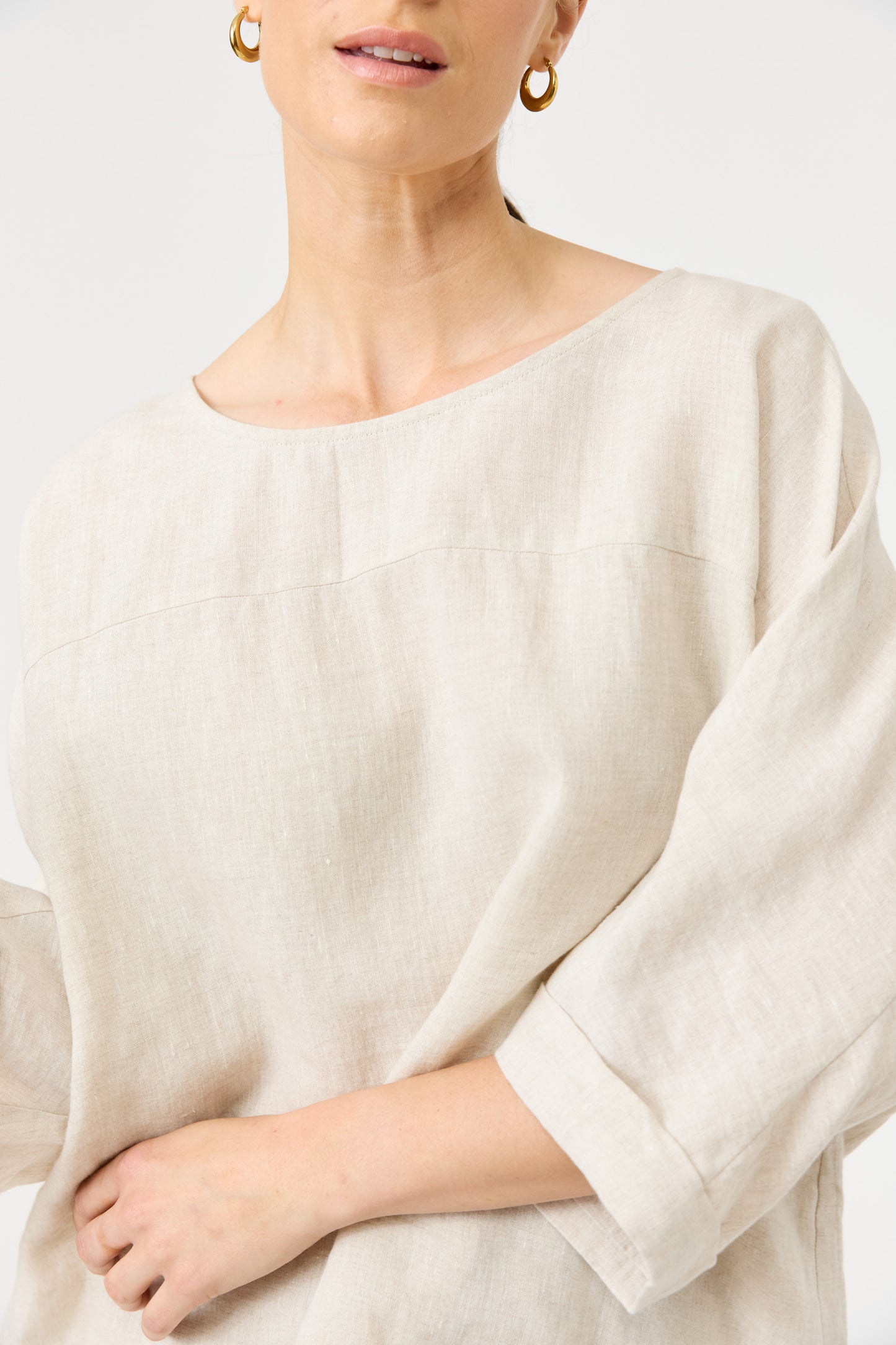 Eb & Ive - Studio Relaxed Top - Tusk