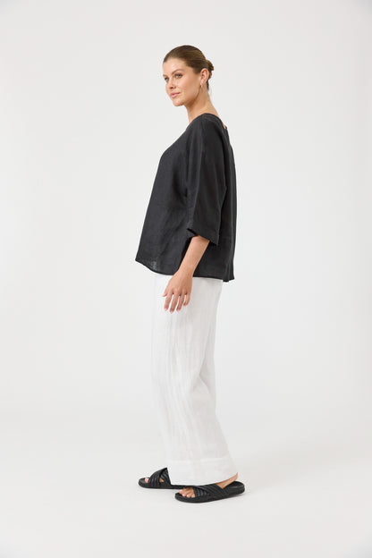 Eb & Ive - Studio Relaxed Top - Ebony