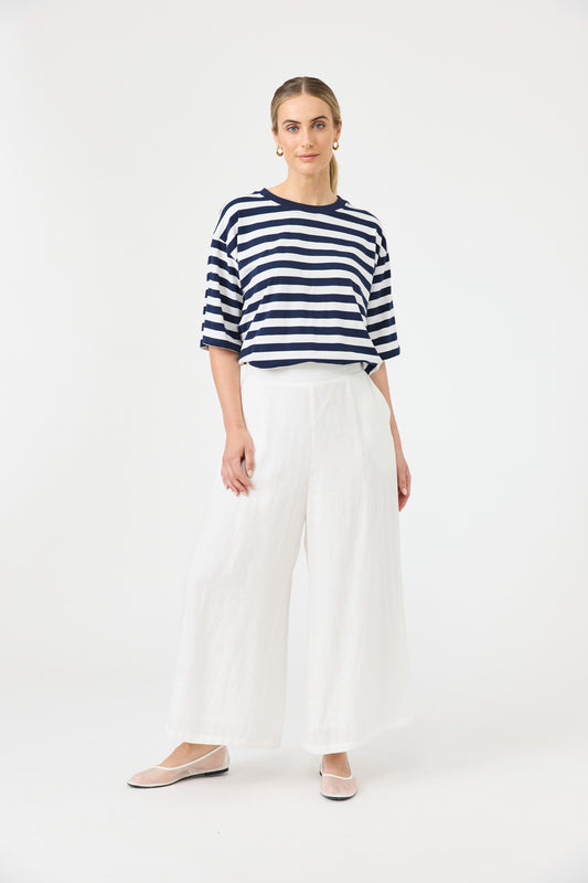Eb & Ive - Studio Crop Pant - Salt