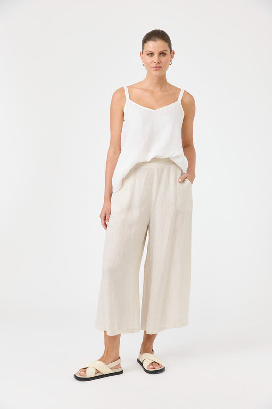 Eb & Ive - Studio Crop Pant - Tusk