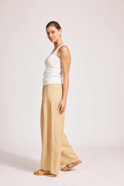 Eb & Ive - Miramar Palazzo Pant - Camel
