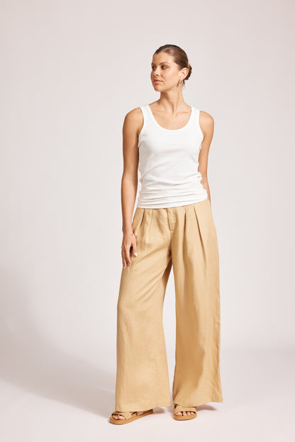 Eb & Ive - Miramar Palazzo Pant - Camel