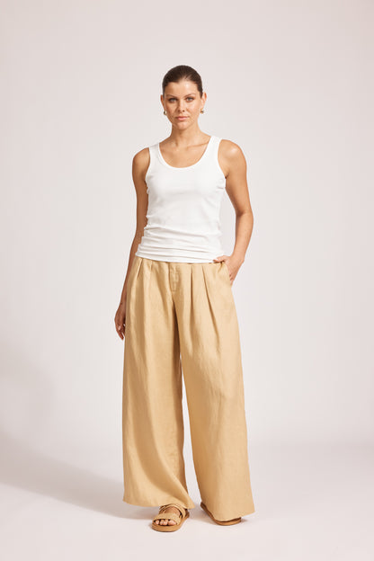 Eb & Ive - Miramar Palazzo Pant - Camel