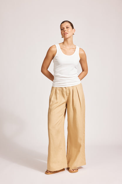 Eb & Ive - Miramar Palazzo Pant - Camel