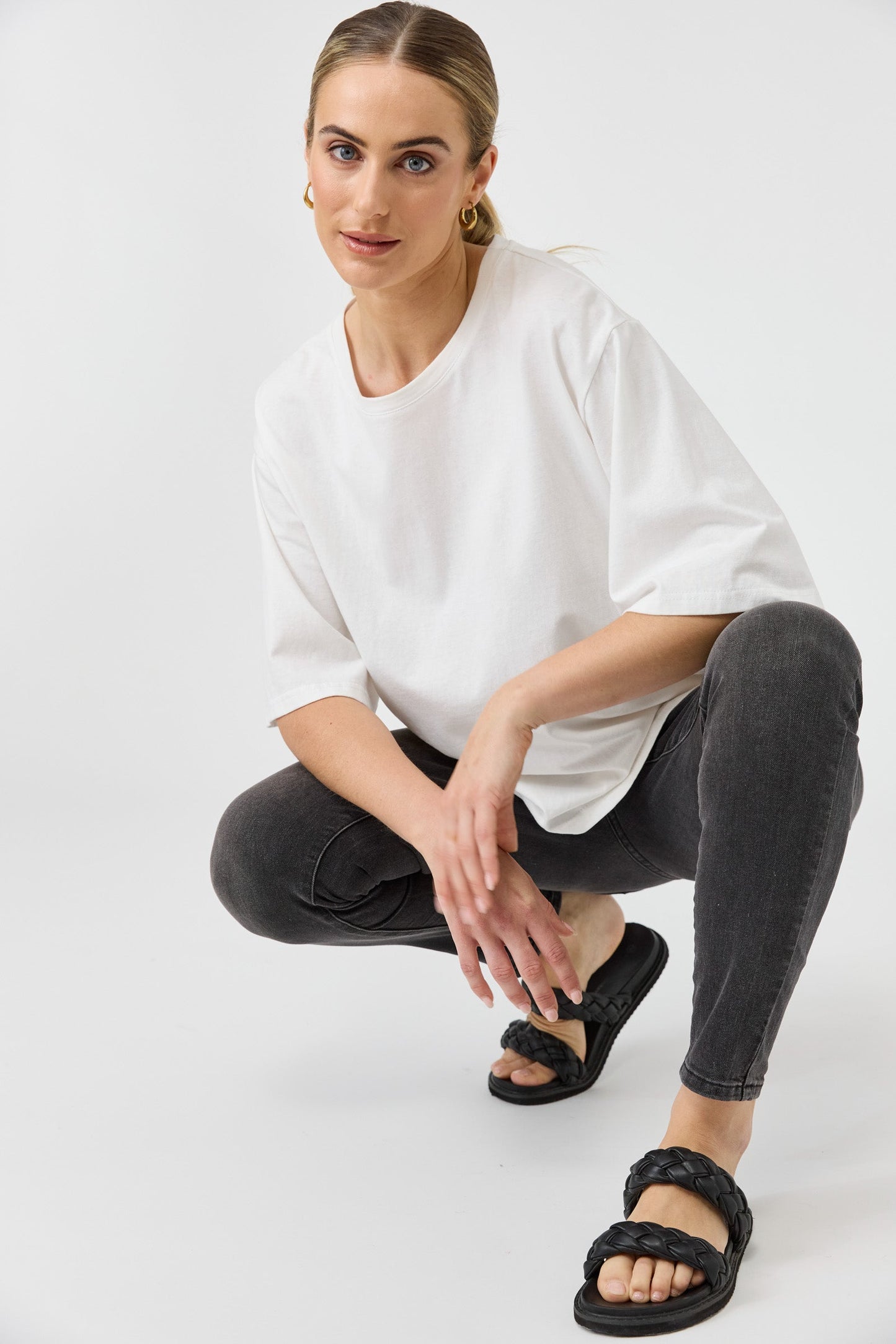 Eb & Ive - Studio T-shirt - Salt