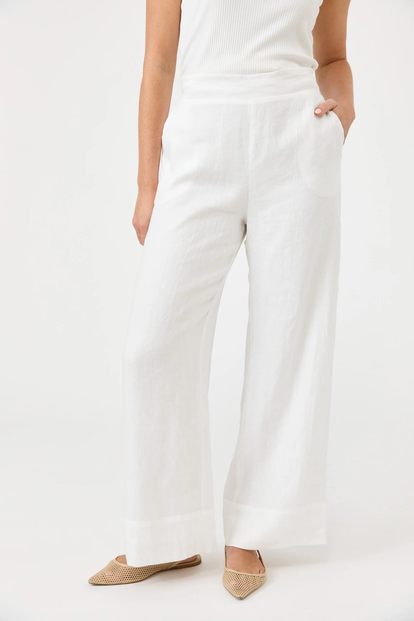 Eb & Ive - Studio Pant - Salt