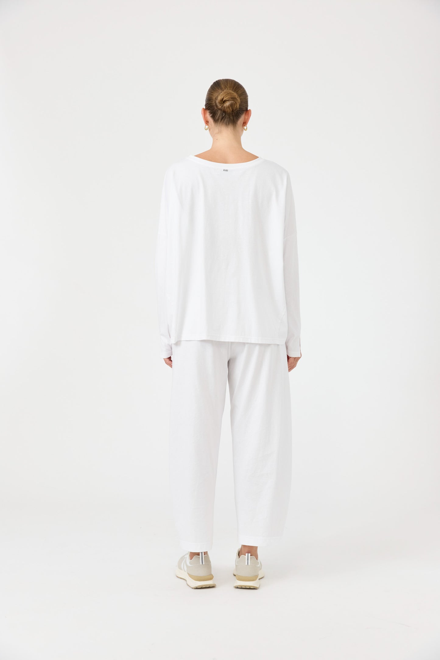 Eb & Ive - Studio Traveller LS T-shirt - Salt